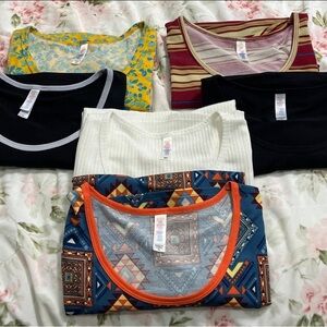 Women’s Lularoe Lot of Six Shirts Tops Size XS